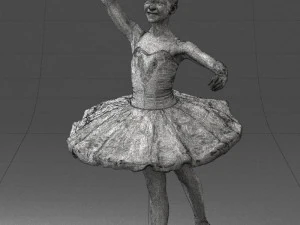 000090 Elegant Ballerina 1109 3D Model
