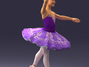 000090 Elegant Ballerina 1109 3dp 3D 프린트 모델