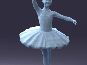 000090 Elegant Ballerina 1109 3dp 3D Print Model