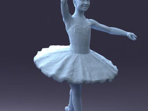000090 Elegant Ballerina 1109 3dp 3D Print Model