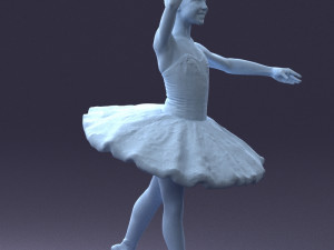 000090 Elegant Ballerina 1109 3dp 3D 프린트 모델