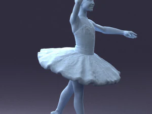 000090 Elegant Ballerina 1109 3dp 3D Print Model