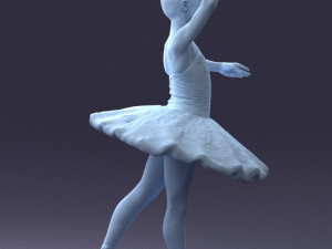 000090 Elegant Ballerina 1109 3dp 3D 프린트 모델