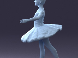 000090 Elegant Ballerina 1109 3dp 3D 프린트 모델