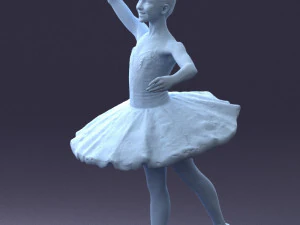 000090 Elegant Ballerina 1109 3dp 3D Print Model