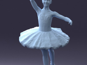 000090 Elegant Ballerina 1109 3dp 3D 프린트 모델