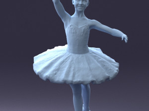 000090 Elegant Ballerina 1109 3dp 3D 프린트 모델