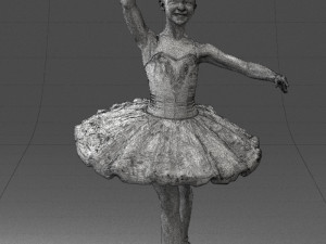 000090 Elegant Ballerina 1109 3dp 3D 프린트 모델