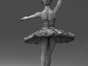 000090 Elegant Ballerina 1109 3dp 3D 프린트 모델