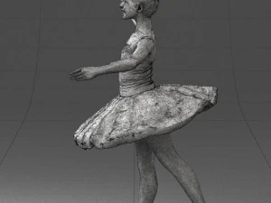 000090 Elegant Ballerina 1109 3dp 3D Print Model