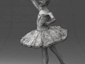 000090 Elegant Ballerina 1109 3dp 3D Print Model