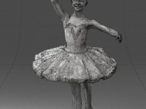 000090 Elegant Ballerina 1109 3dp 3D 프린트 모델
