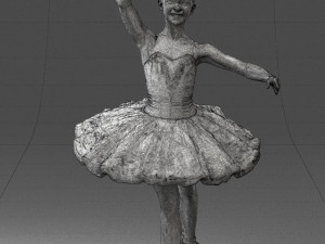 000090 Elegant Ballerina 1109 3dp 3D 프린트 모델