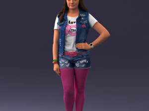 leggings rosas 0721-1 listo para imprimir en 3d Modelo de impresión 3D