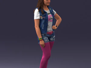 pink leggings 0721-1 3d print ready 3D Print Model