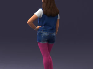 pink leggings 0721-1 3d print ready 3D Print Model