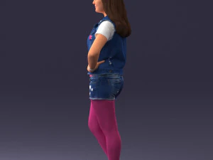 pink leggings 0721-1 3d print ready 3D Print Model