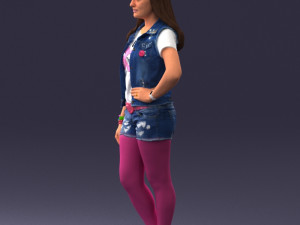 pink leggings 0721-1 3d print ready 3D 프린트 모델