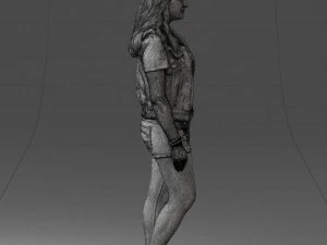 pink leggings 0721-1 3d print ready 3D Print Model