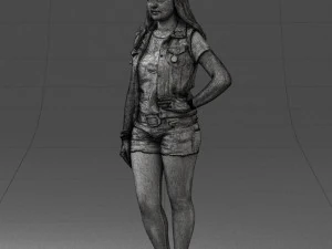 pink leggings 0721-1 3d print ready 3D Print Model