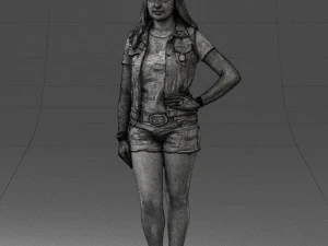 pink leggings 0721-1 3d print ready 3D Print Model