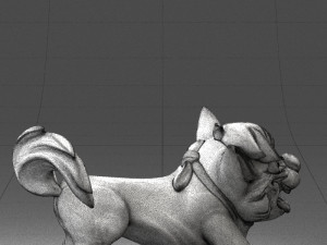 000099 Playful Cartoon Dog 1223 3D 모델