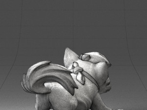 000099 Playful Cartoon Dog 1223 3D 모델