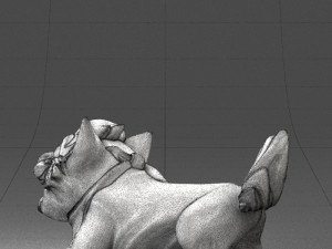 000099 Playful Cartoon Dog 1223 3D 모델