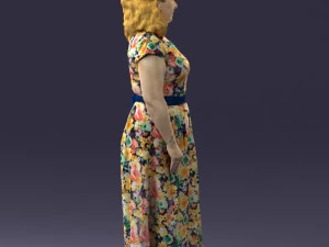 flower dress 0623-1 3D Model