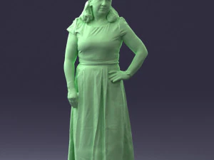 flower dress 0623-1 3D Model
