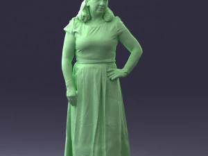 flower dress 0623-1 3D Model
