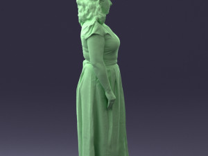 flower dress 0623-1 Modello 3D