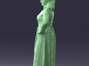 flower dress 0623-1 Modello 3D