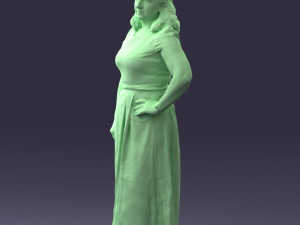 flower dress 0623-1 Modello 3D