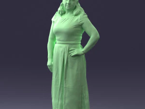 flower dress 0623-1 3D Model