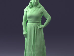 flower dress 0623-1 3D Model