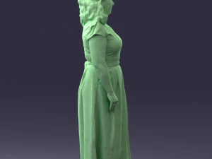 flower dress 0623-1 3d print ready 3D Print Model