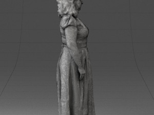 flower dress 0623-1 3d print ready Modèles 3D en vedette