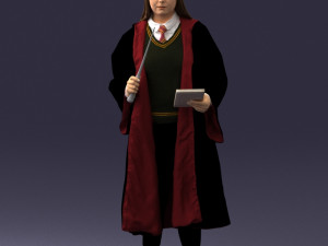 cosplay girl 0730-2 3D Model