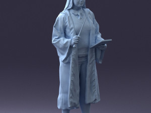 cosplay girl 0730-2 3D Model