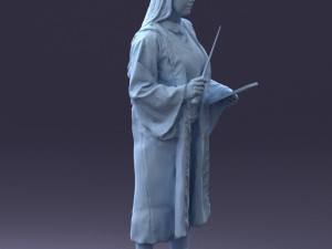 cosplay girl 0730-2 3D Model
