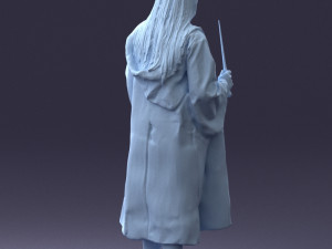 cosplay girl 0730-2 3D Model