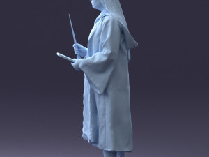 cosplay girl 0730-2 3D Model