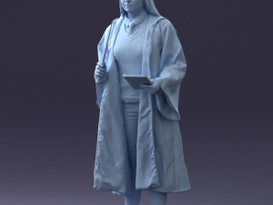 cosplay girl 0730-2 3D Model