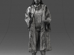 cosplay girl 0730-2 3D Model