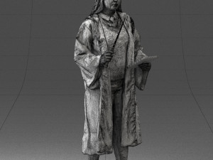 cosplay girl 0730-2 3D Model