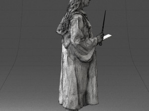 cosplay girl 0730-2 3D Model