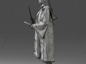 cosplay girl 0730-2 3D Model