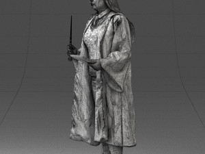 cosplay girl 0730-2 3D Model
