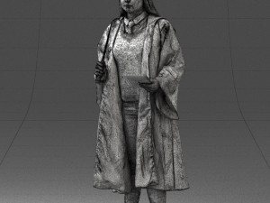 cosplay girl 0730-2 3D Model